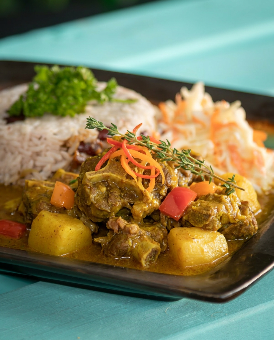 Curry Goat Plate