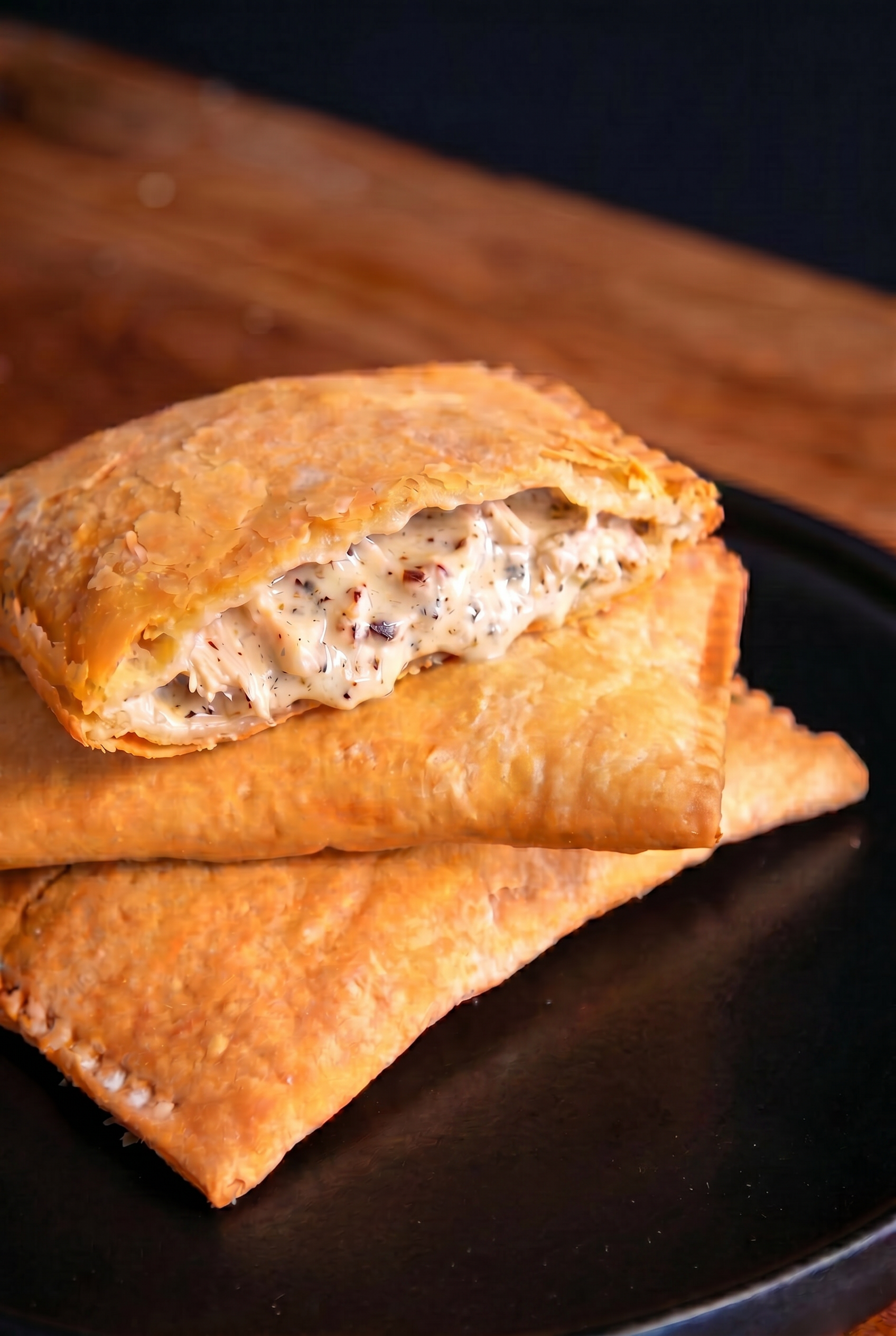 Jerk Chicken Alfredo Patty